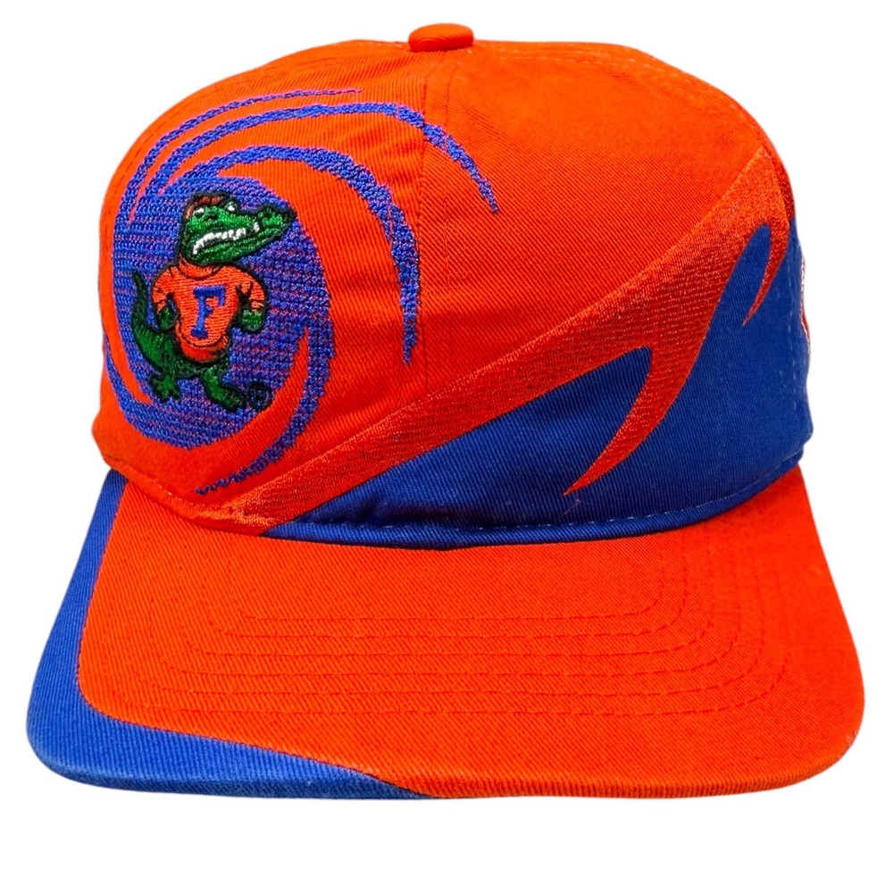 Vintage 90s Mitchell & Ness Florida Gators Sharktooth Snapback Hat NCAA UF